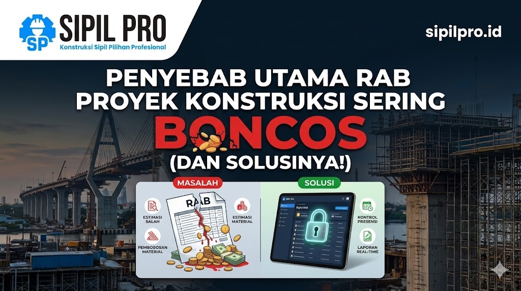 Penyebab Utama RAB Proyek Konstruksi Sering Boncos (dan Solusinya)