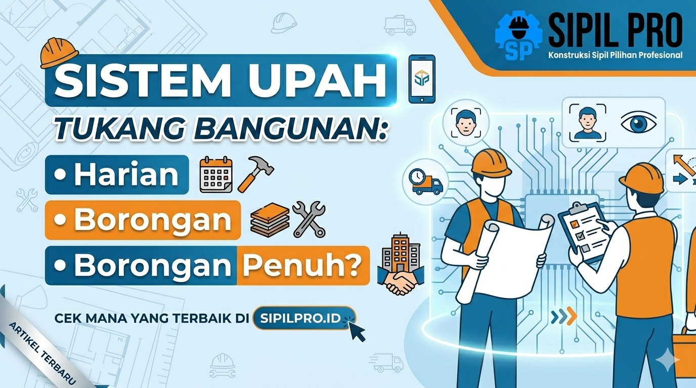 Sistem Upah Tukang Bangunan: Harian, Borongan, atau Borongan Penuh?