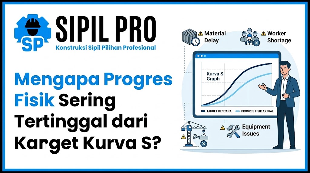 Mengapa Progres Fisik Sering Tertinggal dari Target Kurva S