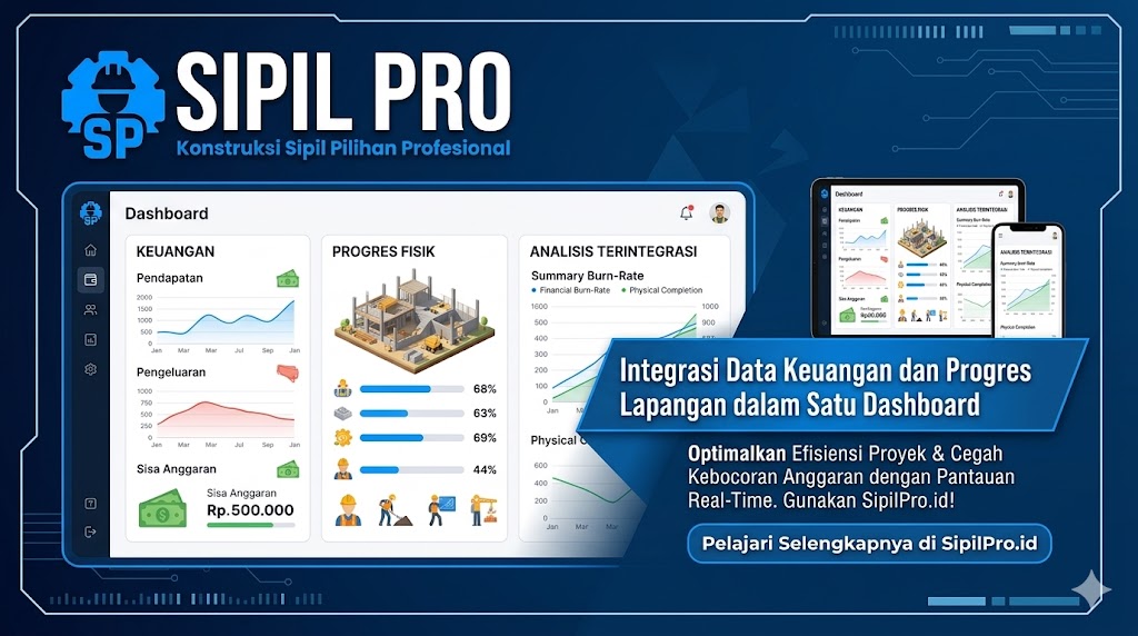 Integrasi Data Keuangan dan Progres Lapangan dalam Satu Dashboard