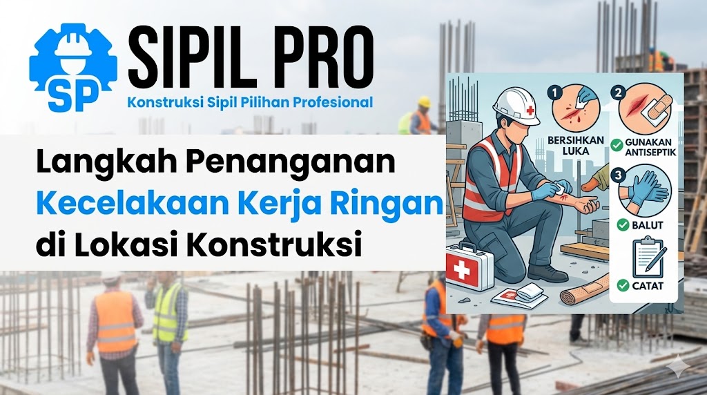 Langkah Penanganan Kecelakaan Kerja Ringan di Lokasi Konstruksi