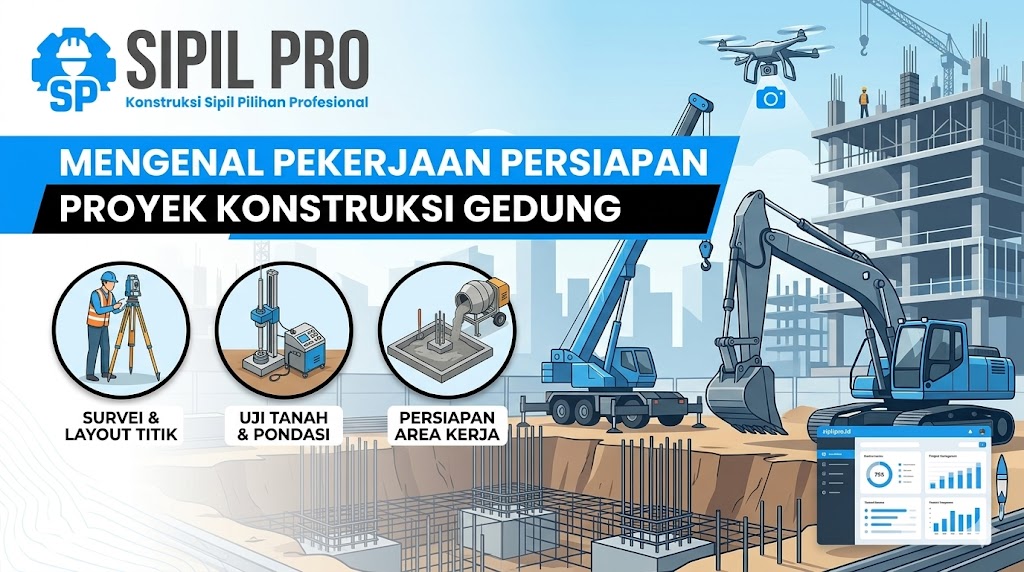 Mengenal Pekerjaan Persiapan  Proyek Konstruksi Gedung