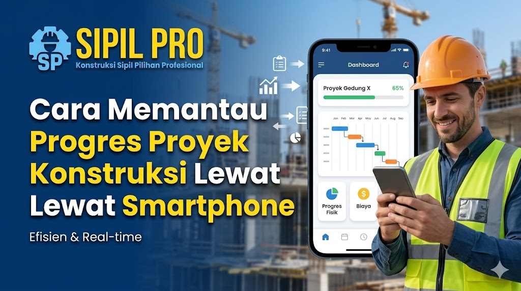 Cara Memantau Progres Proyek Konstruksi Lewat Smartphone