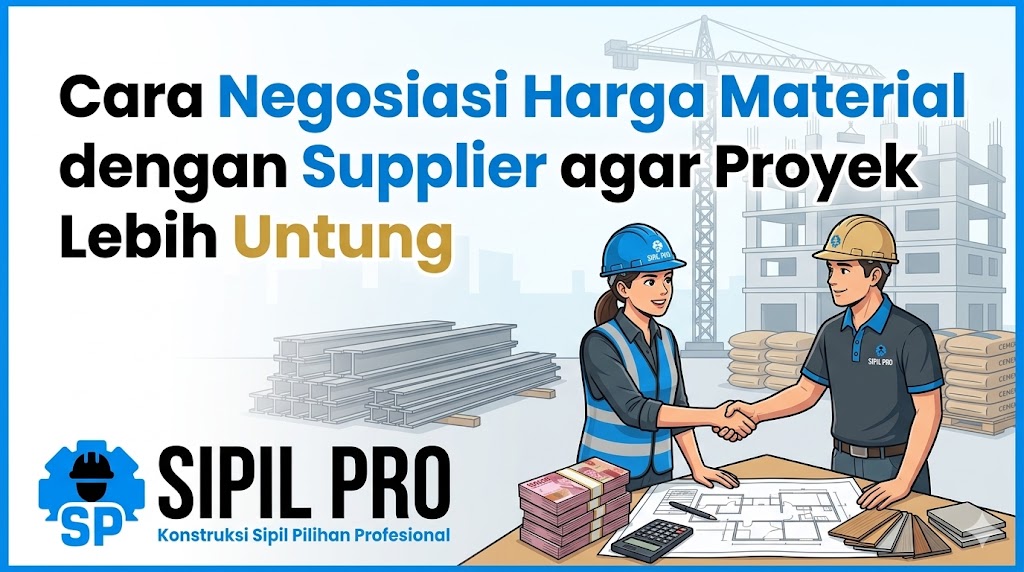 Cara Negosiasi Harga Material dengan Supplier agar Proyek Lebih Untung