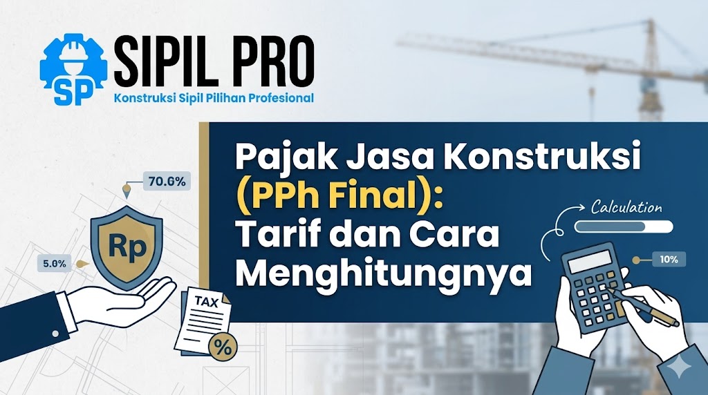 Pajak Jasa Konstruksi (PPh Final): Tarif dan Cara Menghitungnya