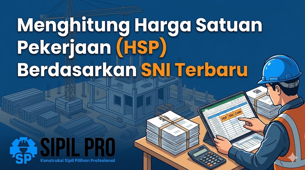 Menghitung Harga Satuan Pekerjaan (HSP) Berdasarkan SNI Terbaru