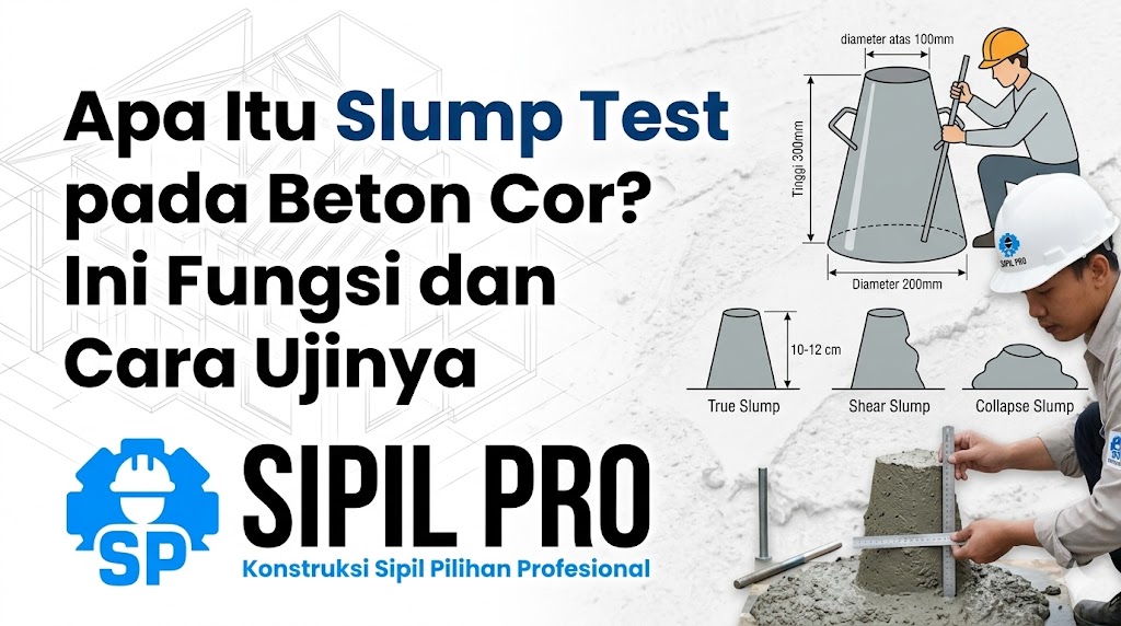 Apa Itu Slump Test pada Beton Cor? Ini Fungsi dan Cara Ujinya