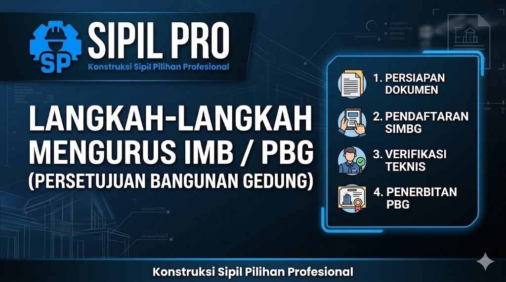 Langkah-Langkah Mengurus IMB / PBG (Persetujuan Bangunan Gedung)