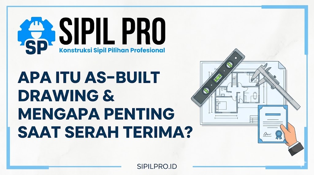 Apa Itu As-Built Drawing dan Mengapa Penting Saat Serah Terima?