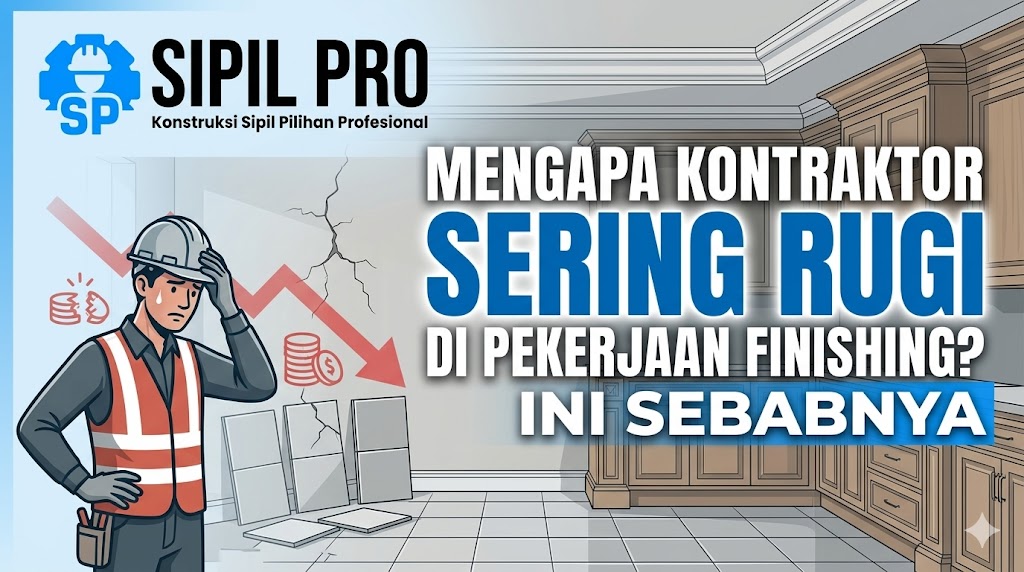 Mengapa Kontraktor Sering Rugi di Pekerjaan Finishing? Ini Sebabnya