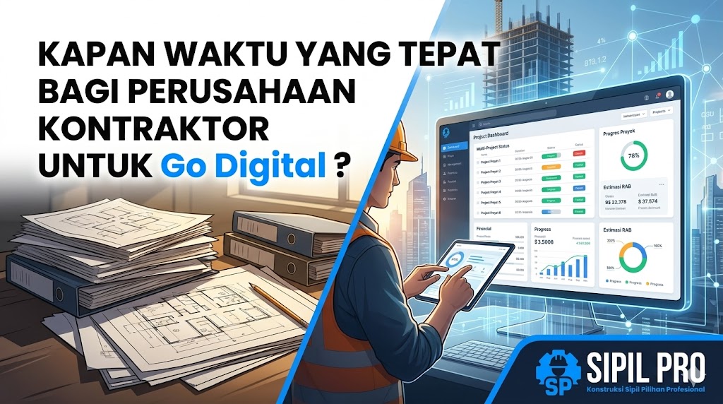 Kapan Waktu yang Tepat Bagi Perusahaan Kontraktor untuk Go Digital?