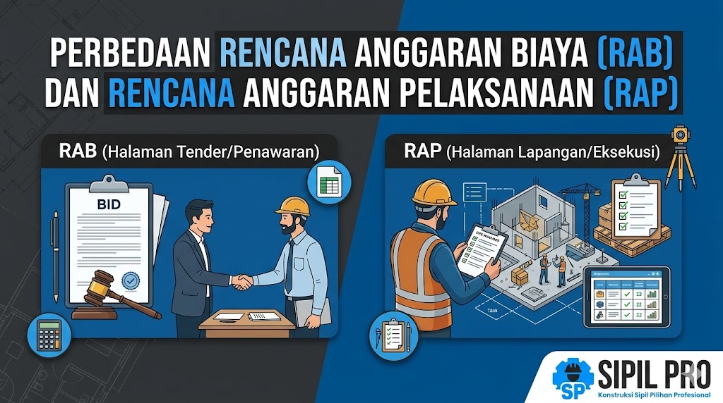Perbedaan Rencana Anggaran Biaya (RAB) dan Rencana Anggaran Pelaksanaan (RAP)