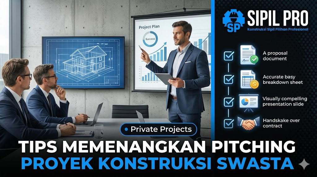 Tips Memenangkan Pitching Proyek Konstruksi Swasta