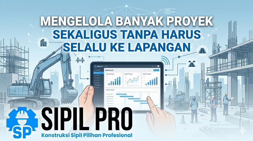 Mengelola Banyak Proyek Sekaligus Tanpa Harus Selalu ke Lapangan