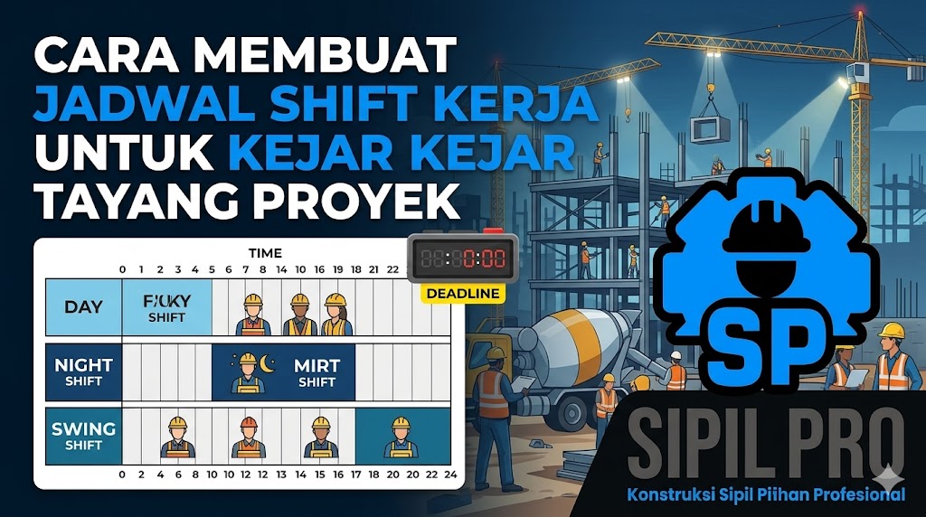 Cara Membuat Jadwal Shift Kerja Tukang untuk Kejar Tayang Proyek