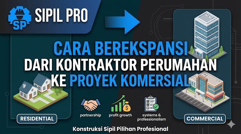 Cara Berekspansi dari Kontraktor Perumahan ke Proyek Komersial