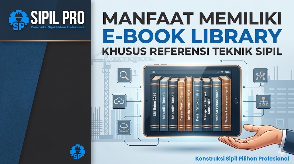 Manfaat Memiliki E-Book Library Khusus Referensi Teknik Sipil