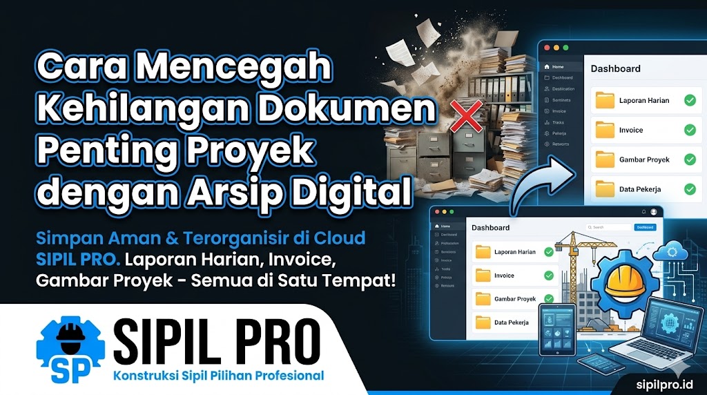 Cara Mencegah Kehilangan Dokumen Penting Proyek dengan Arsip Digital