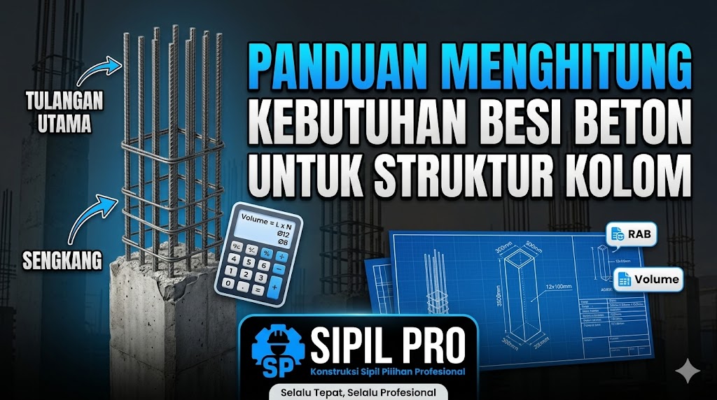 Panduan Menghitung Kebutuhan Besi Beton untuk Struktur Kolom