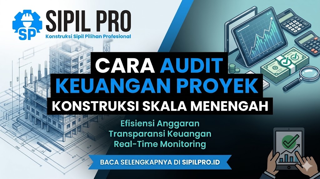 Cara Audit Keuangan Proyek Konstruksi Skala Menengah