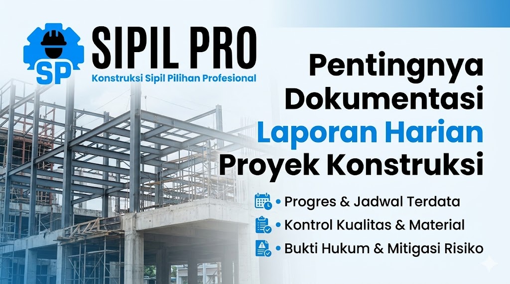 Pentingnya Dokumentasi Laporan Harian Proyek Konstruksi