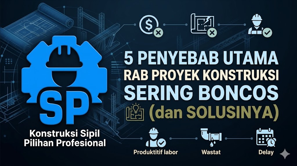 5 Penyebab Utama RAB Proyek Konstruksi Sering Boncos (dan Solusinya)