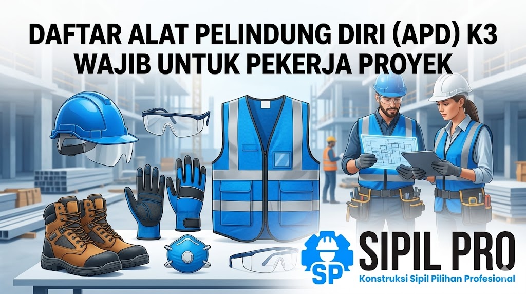 Daftar Alat Pelindung Diri (APD) K3 Wajib untuk Pekerja Proyek