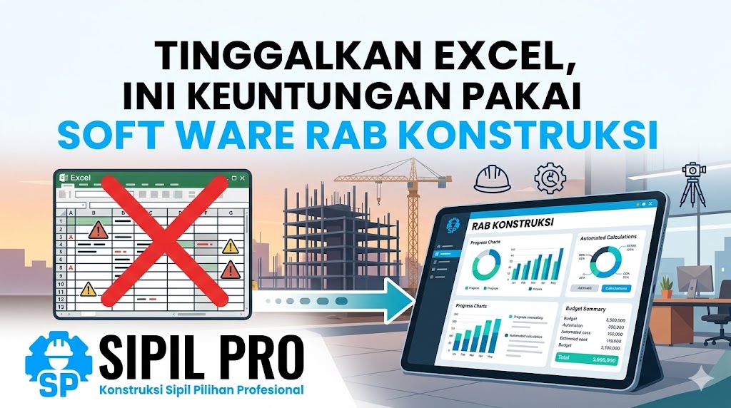 Tinggalkan Excel, Ini Keuntungan Pakai Software RAB Konstruksi
