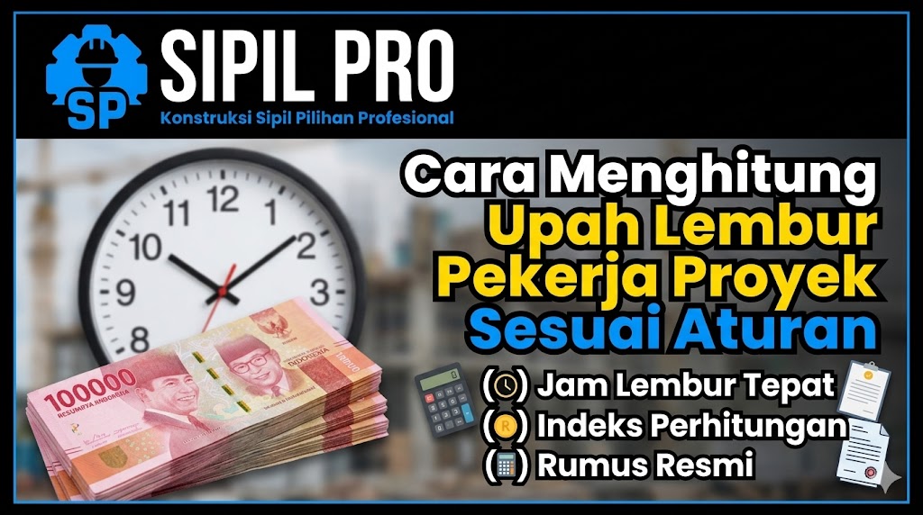 Cara Menghitung Upah Lembur Pekerja Proyek Sesuai Aturan