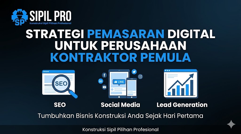 Strategi Pemasaran Digital untuk Perusahaan Kontraktor Pemula