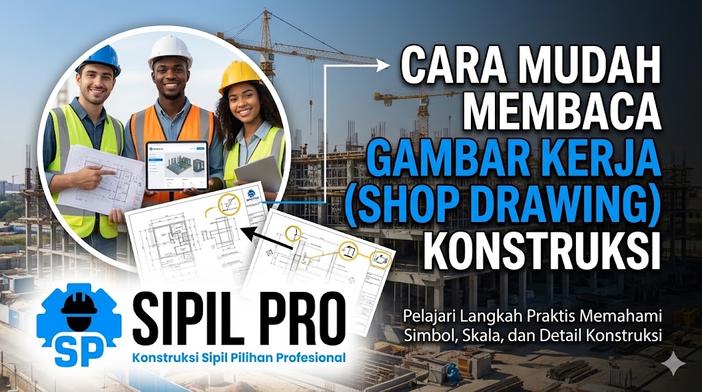 Cara Mudah Membaca Gambar Kerja (Shop Drawing) Konstruksi